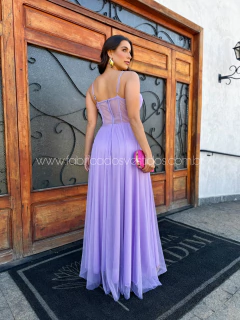 Imagem do VESTIDO DE FESTA LONGO TULE COM BRILHO COM CORSET BEVERLY HILLS