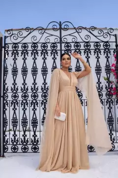 VESTIDO DE FESTA LONGO BRILHOSO CAPA LAS VEGAS - loja online