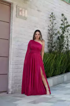 VESTIDO DE FESTA LONGO CAPA TULE COM BRILHO GUATEMALA - comprar online