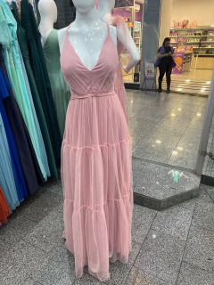 VESTIDO DE FESTA TENDÊNCIA SAIA TRÊS MARIAS BAHAMAS