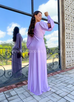 Imagem do VESTIDO DE FESTA LONGO TENDÊNCIA FASHIONISTA MANGA LONGA MALÁUI