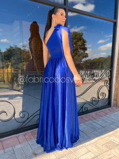 VESTIDO DE FESTA UM OMBRO SÓ TULE COM BRILHO PARIS na internet