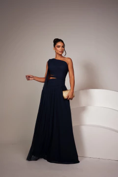 VESTIDO DE FESTA LONGO MICROTULE TENDÊNCIA COM FENDA LANÇAMENTO ANÁPOLIS na internet