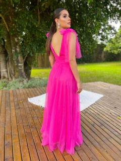 VESTIDO DE FESTA LONGO COM BRILHO TENDÊNCIA DO P AO PLUS SIZE LAÇO NO OMBRO DUBAI