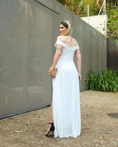 Imagem do VESTIDO DE FESTA LONGO CIGANINHA COM FENDA NOVA YORK