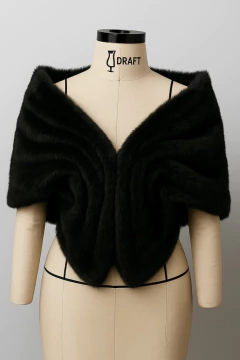 ESTOLA DE PELO TENDÊNCIA QUENTINHA PARA VESTIDO DE FESTA - comprar online