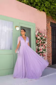VESTIDO DE FESTA LONGO BRILHOSO CAPA LAS VEGAS - Fábrica dos Vestidos