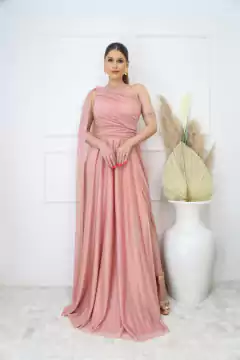 VESTIDO DE FESTA LONGO CAPA TULE COM BRILHO GUATEMALA - comprar online