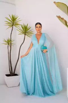 Imagem do VESTIDO DE FESTA LONGO BRILHOSO CAPA LAS VEGAS