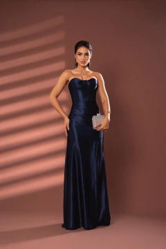 Imagem do VESTIDO DE FESTA TENDÊNCIA FASHIONISTA TOMARA QUE CAIA COM FENDA SALAMANCA