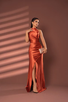 VESTIDO DE FESTA LONGO SEREIA TENDÊNCIA COM FENDA ROMÊNIA na internet