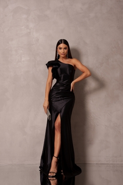 VESTIDO DE FESTA LONGO FASHIONISTA COM FENDA TENDÊNCIA PETRÓPOLIS na internet