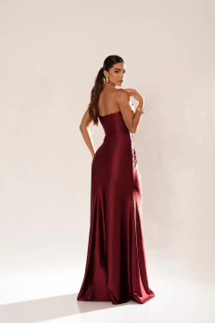 VESTIDO DE FESTA TENDÊNCIA FASHIONISTA TOMARA QUE CAIA COM FENDA SALAMANCA na internet