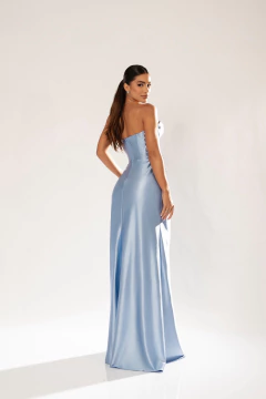 Imagem do VESTIDO DE FESTA TENDÊNCIA FASHIONISTA TOMARA QUE CAIA COM FENDA SALAMANCA