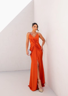 Imagem do VESTIDO DE FESTA TENDÊNCIA ALÇA EM STRASS DENVER