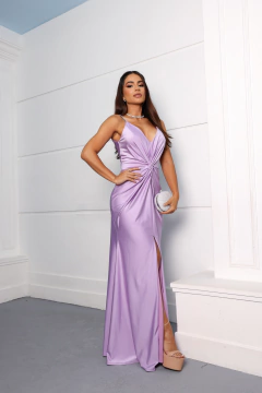 VESTIDO DE FESTA TENDÊNCIA ALÇA EM STRASS DENVER