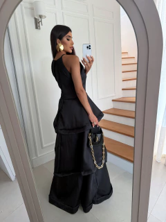 VESTIDO DE FESTA LONGO ACETINADO FASHIONISTA LANÇAMENTO ANDRADAS na internet