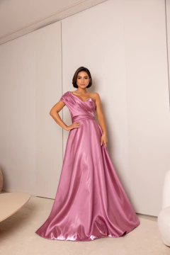 VESTIDO DE FESTA LONGO FASHIONISTA COM FENDA COLINA - comprar online