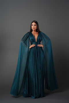 VESTIDO DE FESTA LONGO BRILHOSO CAPA LAS VEGAS - loja online