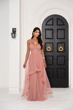 VESTIDO DE FESTA LONGO TULE DECOTE FASHIONISTA SAINT-TROPEZ na internet