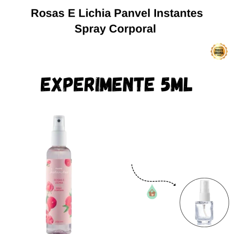 Fracionado 5ml Spray Corporal Rosas E Lichia Panvel Instantes