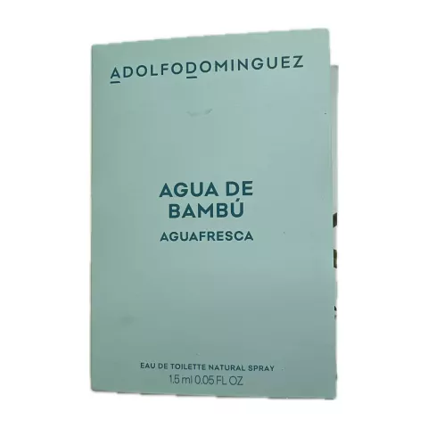 Flaconete 1,5ml Água de Bambú Adolfo Dominguez Eau de Toilette Feminino
