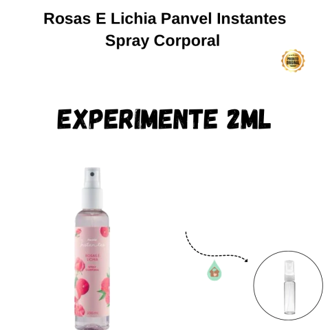 Fracionado 2ml Rosas E Lichia Panvel Instantes Spray Corporal Feminino