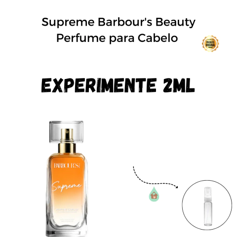 Fracionado 2ml Supreme Barbour's Beauty Perfume para Cabelo Inspiração Olfativa Goddess Burberry Feminino