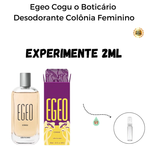 Fracionado 2ml Egeo Cogu o Boticário Desodorante Colônia