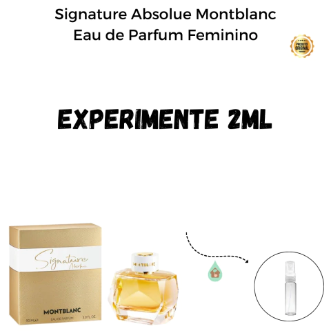 Fracionado 2ml Signature Absolue Montblanc Eau de Parfum Feminino
