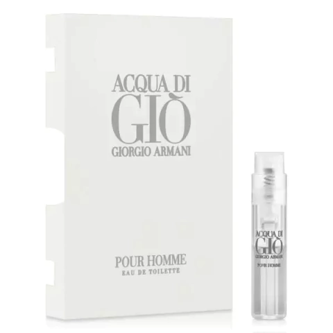 Flaconete 1,2ml Acqua di Giò Pour Homme Giorgio Armani Eau de Toilette Masculino
