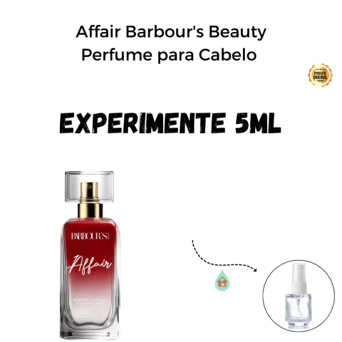 Fracionado 5ml Affair Barbour's Beauty Perfume para Cabelo Inspiração Olfativa Scandal Jean-Paul Gaultier