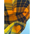 Bolsa Tote Tartan Jean Paul Gaultier Parfums Xadrez Mostarda e Preto - loja online