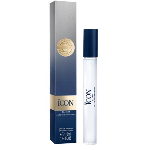 10ml Travel Size The Icon Elixir Banderas Eau de Parfum Masculino Spray