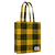 Bolsa Tote Tartan Jean Paul Gaultier Parfums Xadrez Mostarda e Preto