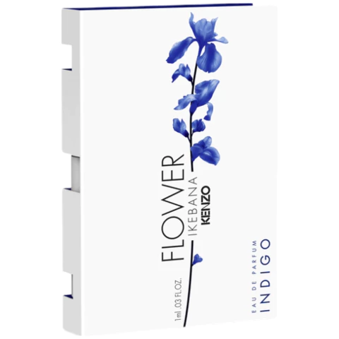 Flaconete 1ml Flower by Kenzo Ikebana Indigo Eau de Parfum Feminino