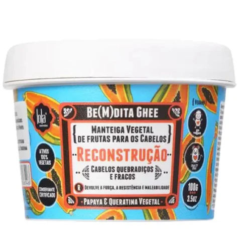 100g Be(m) Dita Ghee Máscara Reconstrução Mamão Lola Cosmetics
