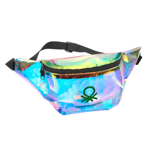 Pochete Benetton Perfumes Holográfica