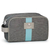 Necessaire Azzaro Parfums Wanted Tonic Toiletry Bag Cinza e Azul