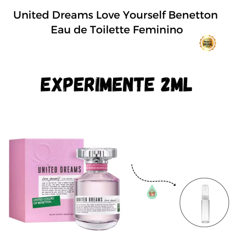 Fracionado 2ml United Dreams Love Yourself Benetton Eau de Toilette Feminino