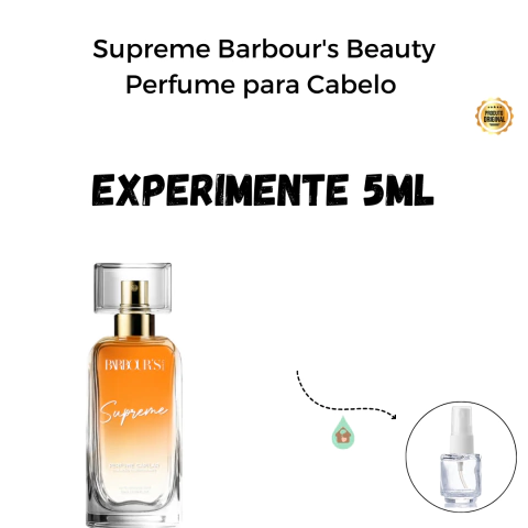 Fracionado 5ml Supreme Barbour's Beauty Perfume para Cabelo Inspiração Olfativa Goddess Burberry