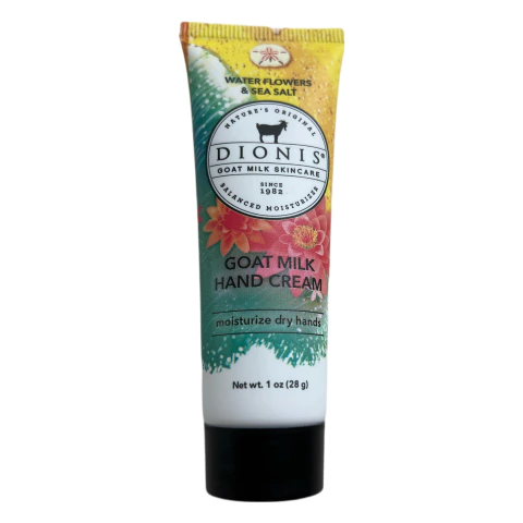 Creme para mãos Leite de Cabra Water Flowers & Sea Salt Goat Milk Hand Cream Dionis