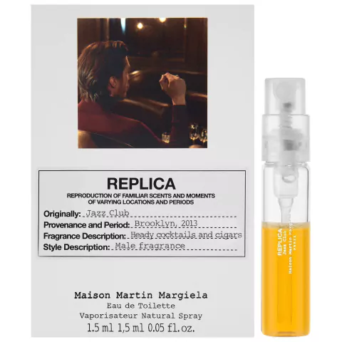 Flaconete 1,2ml Replica Jazz Club Men Maison Margiela Eau de Toilette Masculino