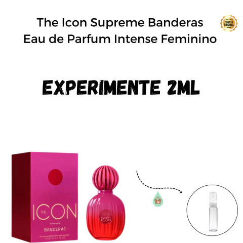 Fracionado 2ml The Icon Supreme Banderas Eau de Parfum Intense Feminino - comprar online