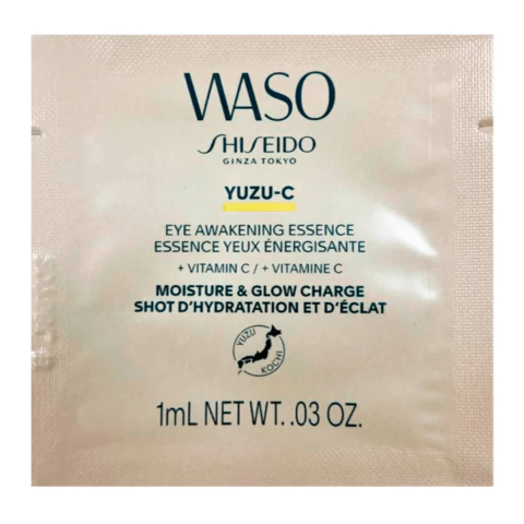 1ml Sachê Waso Yuzu-C Gel para Área dos Olhos Eye Awakening Essence Yeux Énergisante Shiseido