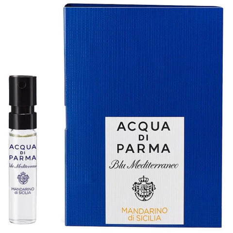 Flaconete 1,5ml Mandarino Di Sicilia Acqua di Parma Blu Mediterraneo Eau de Toilette Unissex