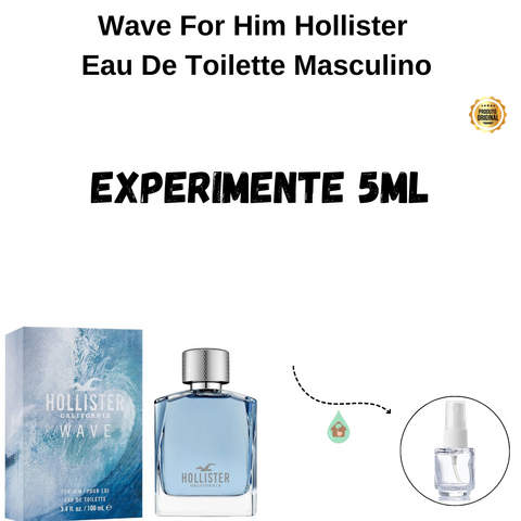 Fracionado 5ml Wave For Him Hollister Eau De Toilette Masculino