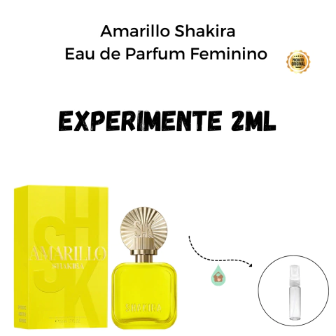 Fracionado 2ml Amarillo Shakira Eau de Parfum Edição Limitada Feminino