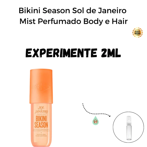 Fracionado 2ml Bikini Season Sol de Janeiro Mist Perfumado Body e Hair Feminino