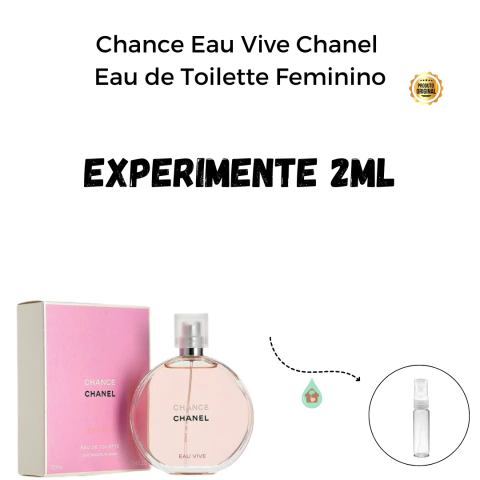 Fracionado 2ml Chance Eau Vive Chanel Eau de Toilette Feminino